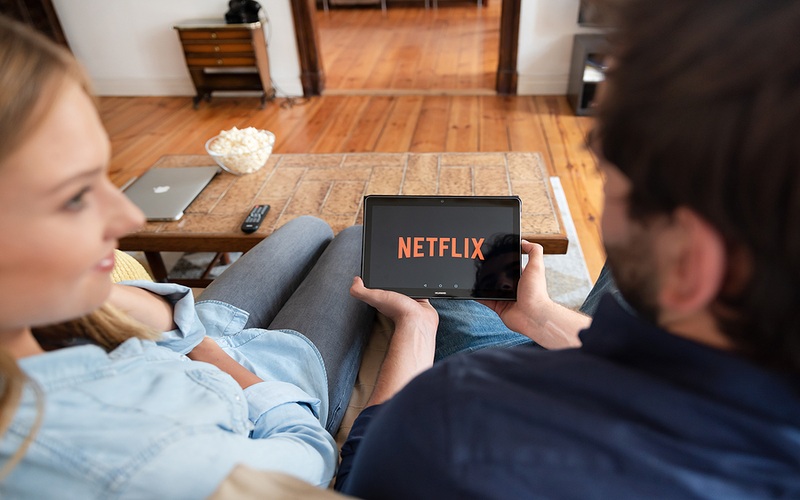 Couple Watching Netflix