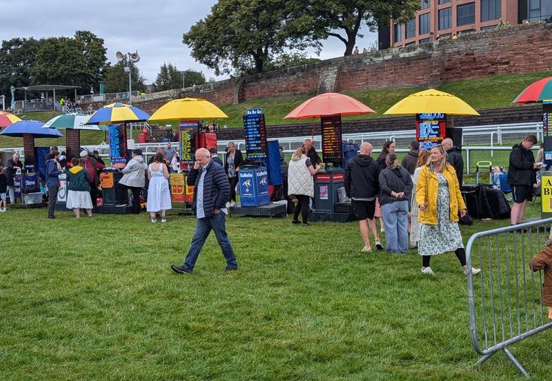 Bookmaker Pitches at Chester Racecourse