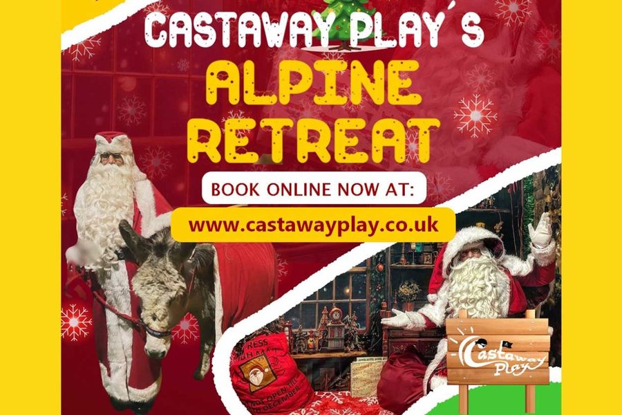 Festive Family Trip to Alpine Retreat at Castaway Play in Congleton